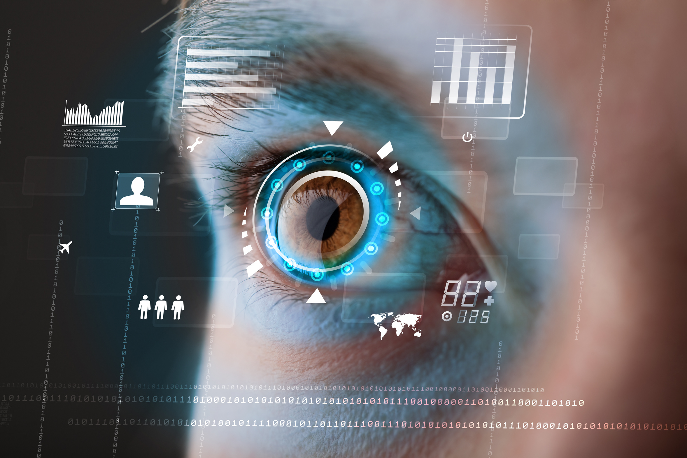 Глаз будущего 6. Линзы дополненной реальности. Искусственный интеллект глаз. Компьютерное зрение (Computer Vision). Технологичный глаз.