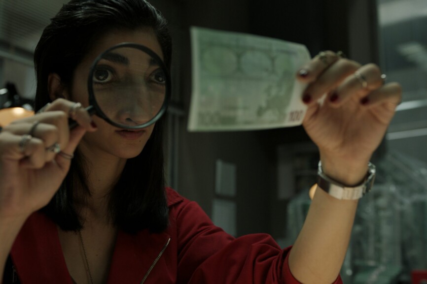 "Haus des Geldes"-Figur Nairobi