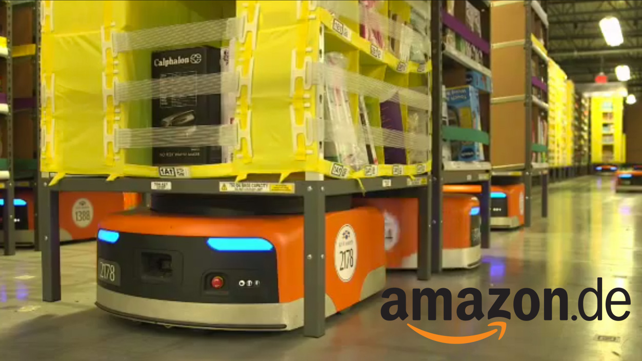 Roboter helfen bei Amazon aus absatzwirtschaft