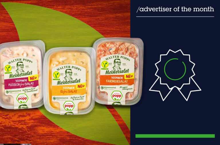 Popp Feinkost ist „Advertiser of the month“
