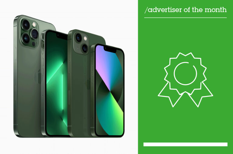 Das iPhone ist „Advertiser of the month“