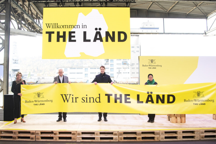 Pressekonferenz zur "The Länd"-Kampagne