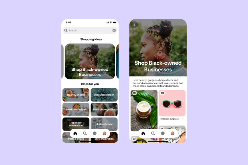 Social shopping: Shopping Pinterest
