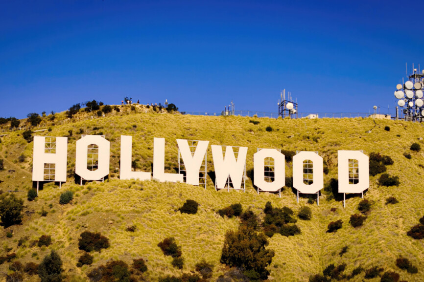 Der weltbekannte Hollywood-Schriftzug in Los Angeles.