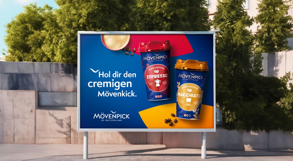 Mövenpick setzt auf einen dominanten Außenwerbe-Auftritt. (© Mövenpick)