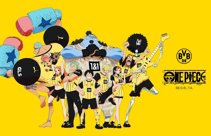 Viele Marken haben bereits Kooperationen mit One Piece gestartet. Eine davon ist Borussia Dortmund.