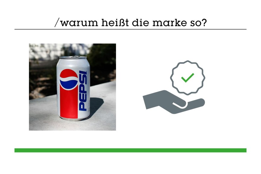 Die drei Farben Weiß, Blau und Rot des Pepsi-Etiketts stehen für die Nationalfarben der USA. 