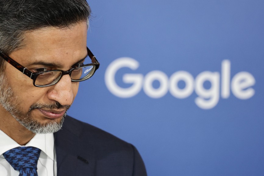 Polish PM Donald Tusk And Google CEO Sundar Pichai Meeting In Warsaw