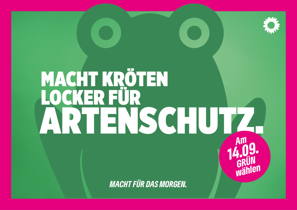 Motiv aus der JvM-Kampagne für die NRW-Grünen zur Kommunalwahl