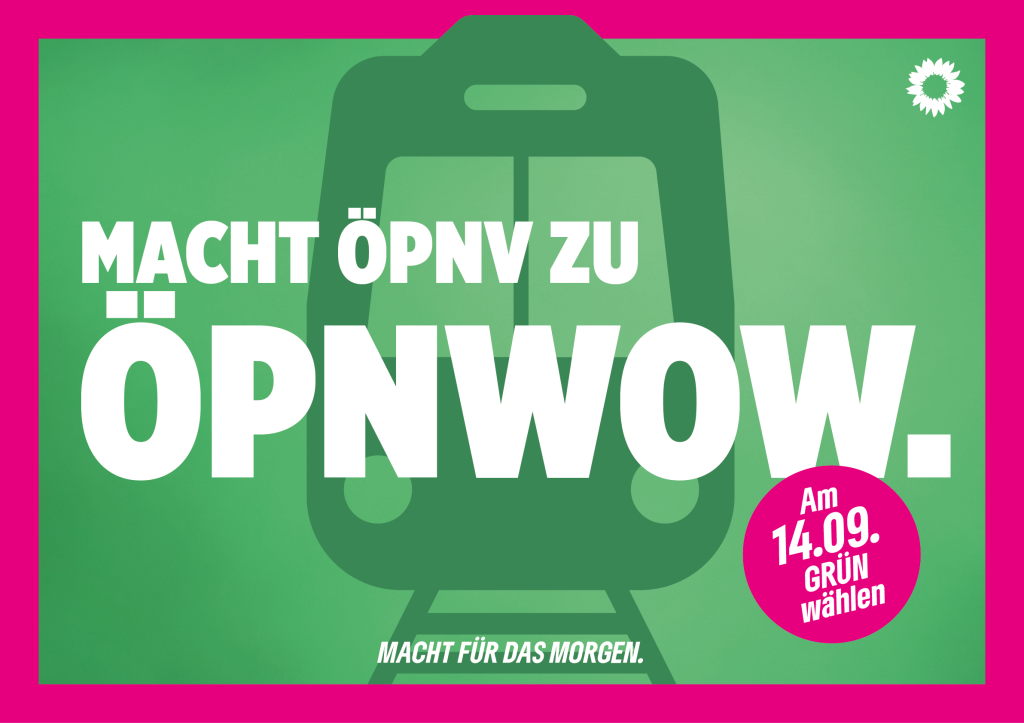 Motiv aus der JvM-Kampagne für die NRW-Grünen zur Kommunalwahl