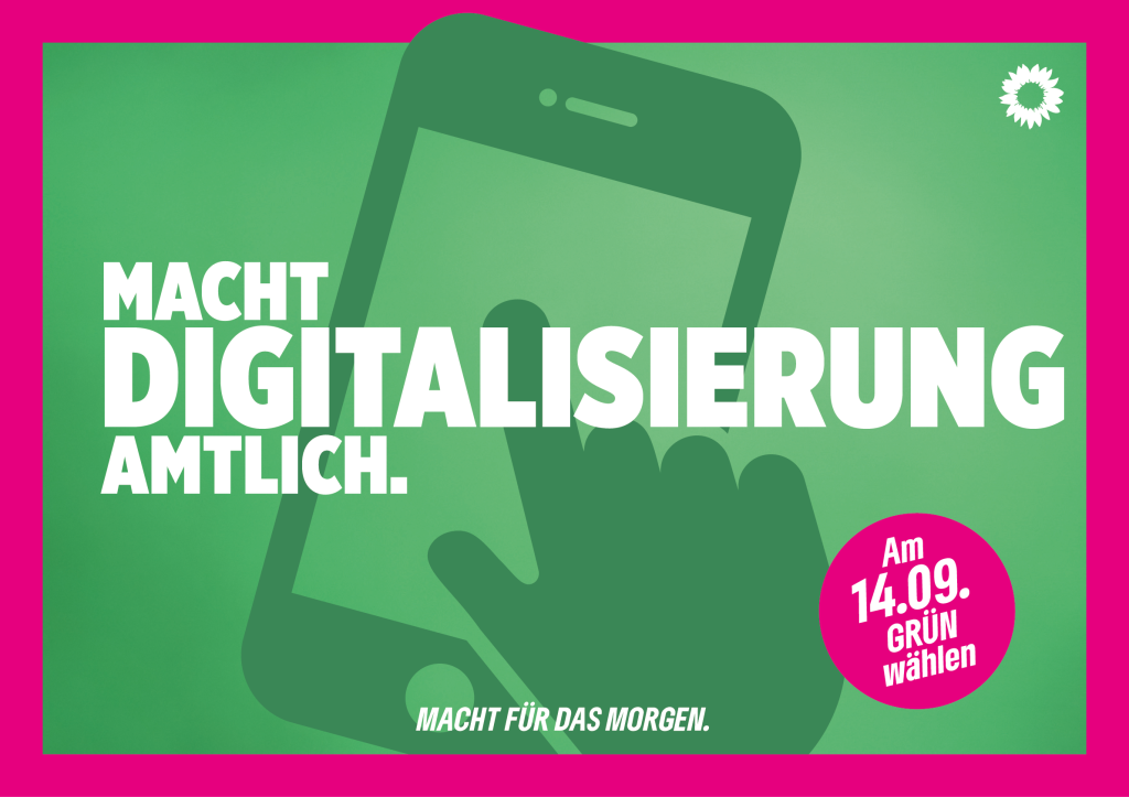 Motiv aus der JvM-Kampagne für die NRW-Grünen zur Kommunalwahl