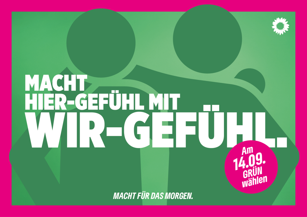 Motiv aus der JvM-Kampagne für die NRW-Grünen zur Kommunalwahl