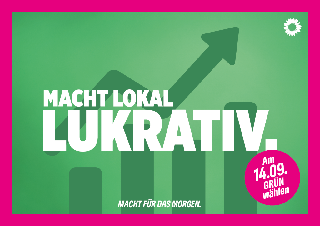 Motiv aus der JvM-Kampagne für die NRW-Grünen zur Kommunalwahl