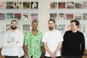 Sonic Branding: Das Führungsteam von Blut.Agency Elliot Blunck, Karl Jawara, Michael Robb und Robert Hosp.