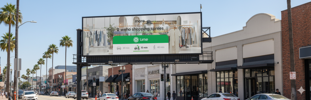 Der weltweite Start der Kampagne von Lime erfolgte am 6. Oktober.