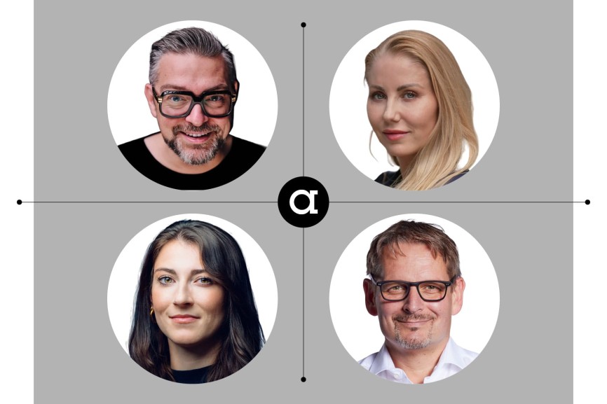 Alex Jacobi, Nina Haller, Michael Frank und Kiki Wöhl (von links oben im Uhrzeigersinn) blicken aus unterschiedlichen Perspektiven auf das Geschäftsmodell der Agenturen.
