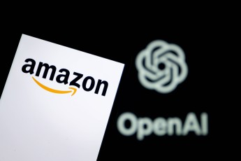 CHONGQING, CHINA – NOVEMBER 03: In this photo illustration, an Amazon logo is displayed on a smartphone screen with an O