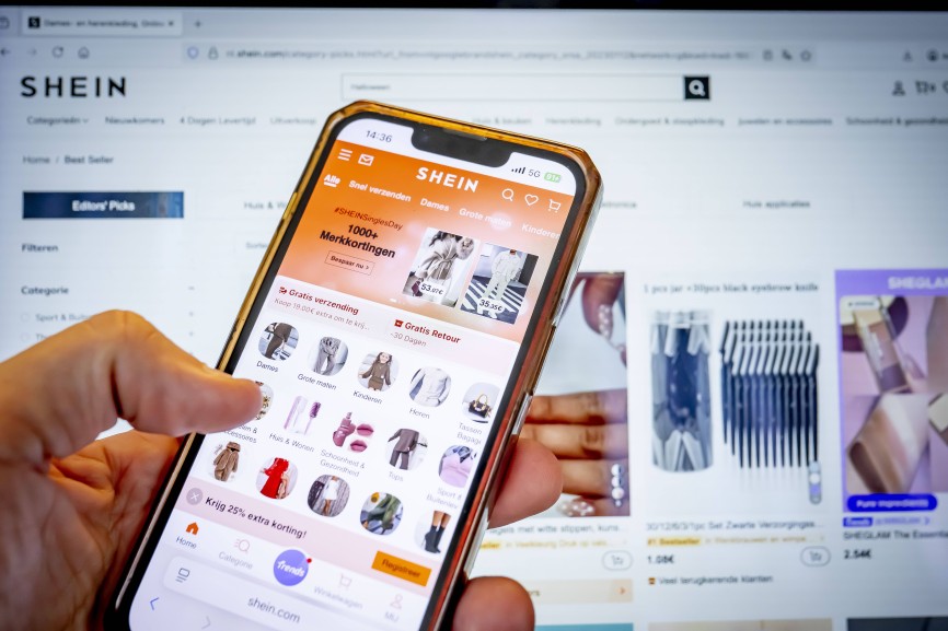 ILLUSTRATIVE - SHEIN online store from China. Shein is a Chinese e-commerce company founded in 2008. The online retailer of fashion, sporting goods, and clothing accessories is known for its budget-friendly prices and delivers to over 220 countries. In 2021, Shein became the largest online fashion retailer worldwide. ANP /HOLLANDSE HOOGTE /ROBIN UTRECHT netherlands out - belgium out PUBLICATIONxINxGERxSUIxAUTxONLY Copyright: xx x541205327x originalFilename: 541205327.jpg