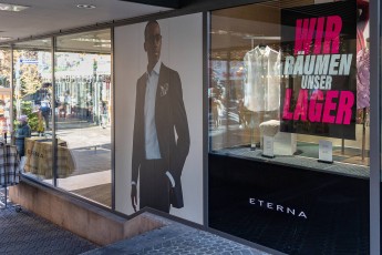 Ausverkauf Eterna in Nürnberg. Die Geschichte des Unternehmens endet nach 163 Jahren. Doch für die Marke gibt es eine Zukunft.