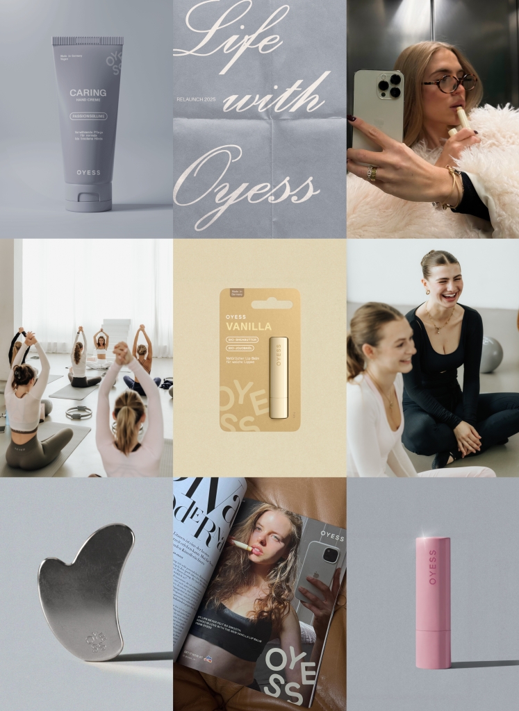 Das Sortiment von Oyess reicht mittlerweile von Lipbalm über Face Care bis zu Bodylotion.