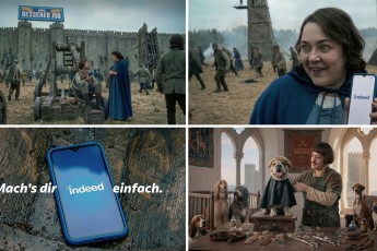 Rückkehr der Vertrauensfigur: „Ingrid“ (Tina Pfurr) in der neuen Indeed-Kampagne