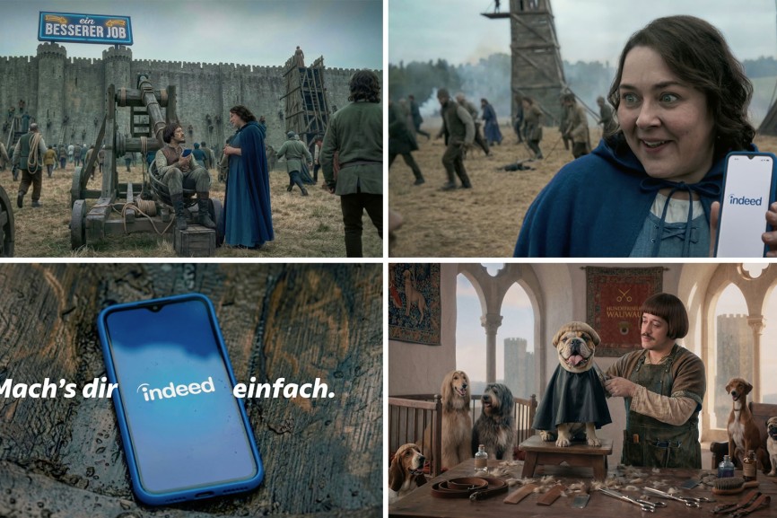 Rückkehr der Vertrauensfigur: „Ingrid“ (Tina Pfurr) in der neuen Indeed-Kampagne