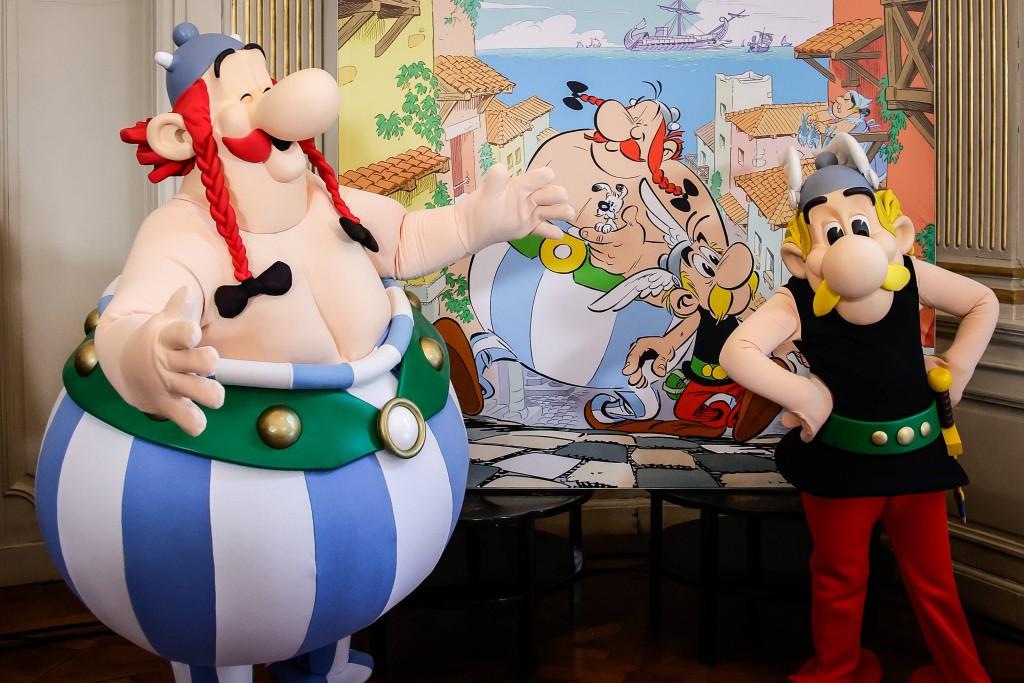 Presentation Of The 41st Edition Of French Comic Book Series “Asterix Le Gaulois“, Titled “Asterix En Lusitania“ (Asterix In Lusitania)