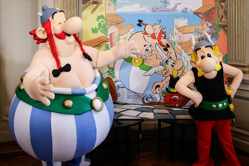 Presentation Of The 41st Edition Of French Comic Book Series “Asterix Le Gaulois“, Titled “Asterix En Lusitania“ (Asterix In Lusitania)
