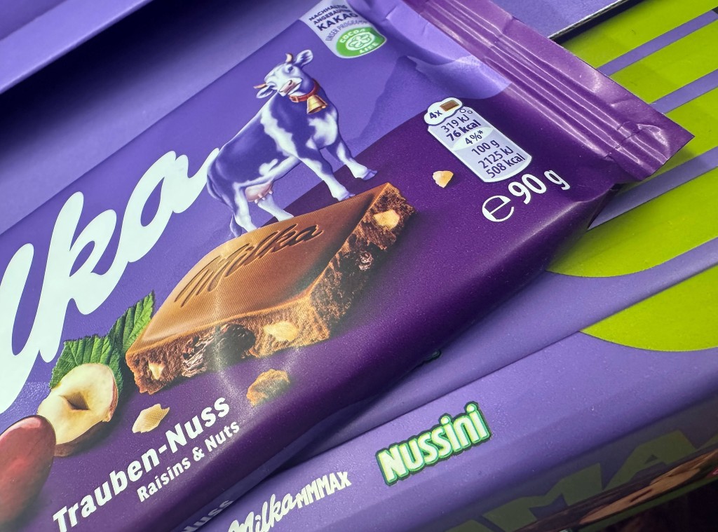 Ist diese Milka-Tafel mit 90 Gramm eine Mogelpackung?