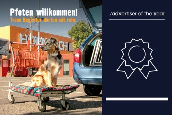 Hornbach hatte über die Jahre viele Kampagnen und Claims: Mit diesem buhlte die Baumarktkette um die Gunst von Hundebesitzern.